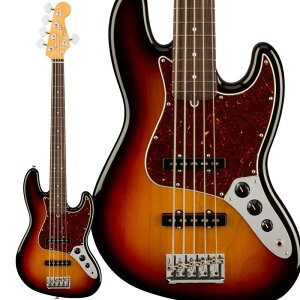 American Professional II Jazz Bass V (3-Color Sunburst/Rosewood) Fender USA (�V�i)