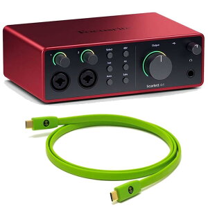 Scarlett 4i4 gen4 + OYAIDEiUSBP[uZbg(Type C to C 1.0m)(4in4outEUSB-C I[fBIC^[tFCX)(tH[JXCg)(ICf) Focusrite (Vi)
