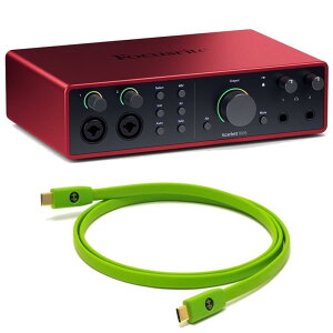 Scarlett 16i16 Gen4 + OYAIDEiUSBP[uZbg(Type C to C 1.0m)(16in16outEUSBI[fBIC^[tFCX)(tH[JXCg)(ICf) Focusrite (Vi)