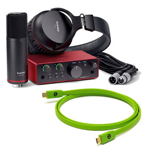 Scarlett Solo Studio gen4 + OYAIDEiUSBP[uZbg(Type C to C 1.0m)(RfT[}CN/wbhtH/}CNP[utEX^WIpbN)(2in2outEUSB-C I[fBIC^[tFCX)(tH[