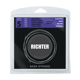 ＃1808 Electric Bass 5String set [45-130/Medium Gauge] Richter Straps (新品)