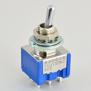 yH̃X[p[Z[z Mini Switch 6P ON-ON Chrome short bat shaft [9568] Montreux (Vi)