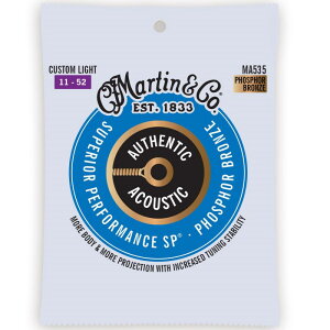Authentic Acoustic SP 92/8 Phosphor Bronze MA535 [Custom Light/11-52] MARTIN (�V�i)