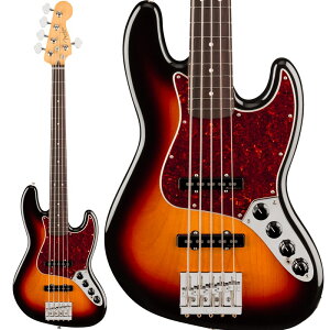zB Player II Modified Active Jazz Bass V (3 Tone Sunburst) Fender MEX (Vi)