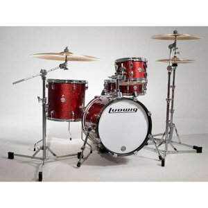 Ludwig LC179X025 [BREAKBEATS OUT FIT / AHIMIR “?UESTLOVE” THOMPSON Collaboration] (Wine Red Sparkle)