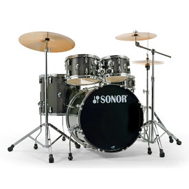 SONOR SN-AQXSGBMS [AQX Stage Drum Set / BD22"，FT16"，TT10"&12"，SD14" / Black Midnight Sparkle] 【お取り寄せ品】