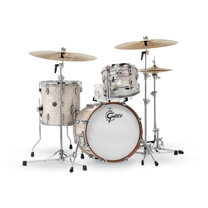 全国一律送料無料 ドラムセット 定番の人気シリーズPOINT ポイント 入荷 Gretsch RN2-J483-VP Renown Series 3pc Drum Vintage お取り寄せ品 Pearl Kit Nitron BD18