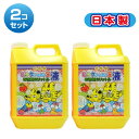 【送料無料※北海道・沖縄・離島別途】 ビックシャボン玉液 お徳用2リットル×2本セット［ 日本製 補充液 シャボン液 …