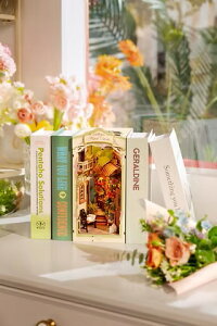 mocumo TGB BOOKNOOK&WONDERLAND�V���[�Y�m �g�ݗ��� �~�j�`���A�H�� ���i ���� ������� ���킢�� �{�̊� �~�j�`���A �L�b�g �����ō�� �ȒP �n���� �v���[���g �M�t�g rolife robotime �n