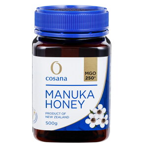 �ucosana(�R�T�i) �}�k�J�n�j�[ MGO250+ 500g�v1kg����250mg�ȏ��MGO���܂�ł��܂��B�}�k�J�n�j�[�̔��������͂��̂܂܂ɁAMGO�̃`�J���������邱�Ƃ��ł���̂ŁAMGO����������������������Ƀs