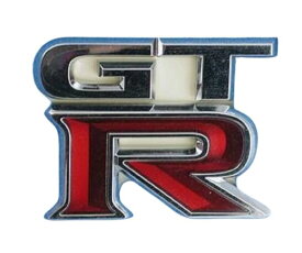 ニッサン スカイライン GT-R R35 スカイライン GT R R35 リアエンブレム GTR バッジ ロゴ オーナメント Rear GTR GT R Emblem Badge 日産 NISSAN純正