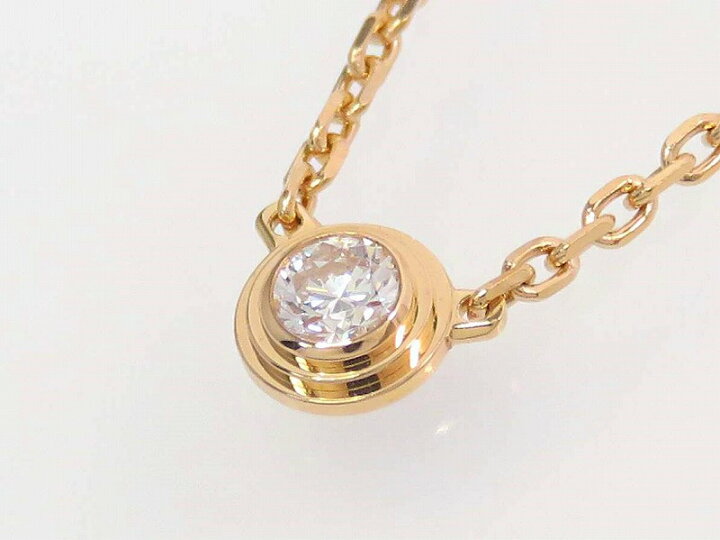 ダイヤモンド くさかっ 計0.10ct ネックレス 18金ピンクゴールド(K18PG 