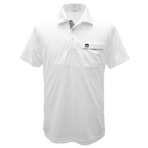 30%OFF 2025春夏新作 ミラショーン 吸水速乾 襟裏 花柄 半袖ポロシャツ (白) (M)(L)(LL) PS*04733517413401【25/5/10】【UVカット】【軽量】【CASTELBAJAC/メンズ/服/取扱店/ゴルフ】【スポーツ】【ギフト包