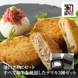 お中元 ギフト 肉 ギフト お中元 プレゼント ギフト 「池口名物Cセット」ミンチカツ 和牛 コロッケ 和牛コンビーフ ギフト お取り寄せグルメ 牛肉 内祝 お祝い 誕生日 母の日 父の日 惣菜 お中元 お歳暮 記念日 プレゼント