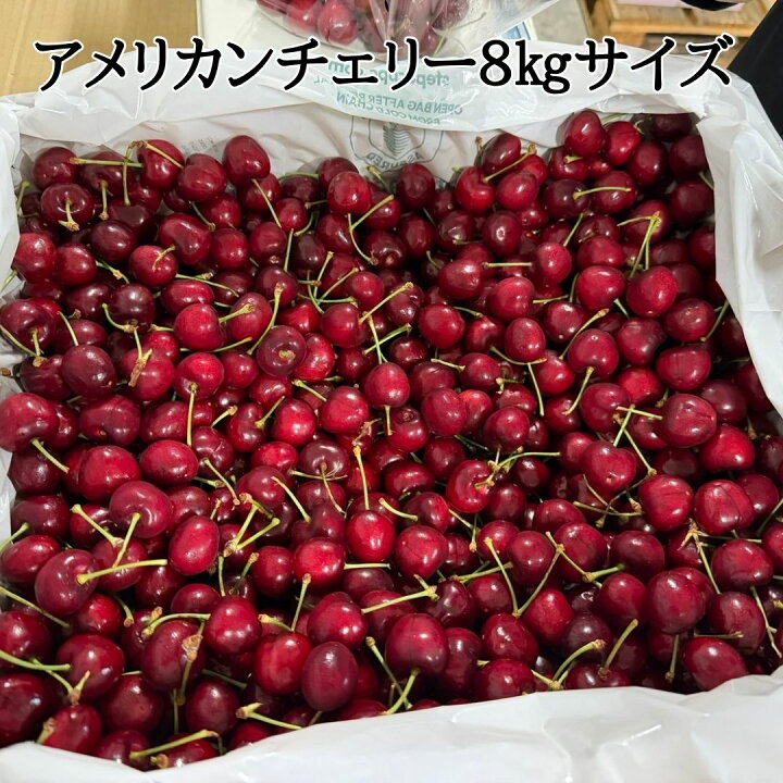 楽天市場】アメリカンチェリー 10.5ROW 大粒 0.5kg 1kg 2kg 4kg 8kg 