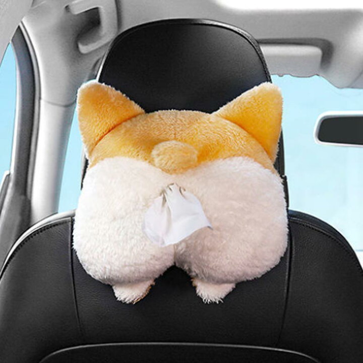 楽天市場 コーギー ティッシュケース ぬいぐるみ ティッシュカバー 車用 可愛い ティッシュポーチ 車載 ティッシュホルダー ティッシュボックス 車内 収納 ヘッドレス アームレスト 室内 インテリア 車用 車用 収納ポケット カーアクセサリー 内装 Ikeike0チェスト