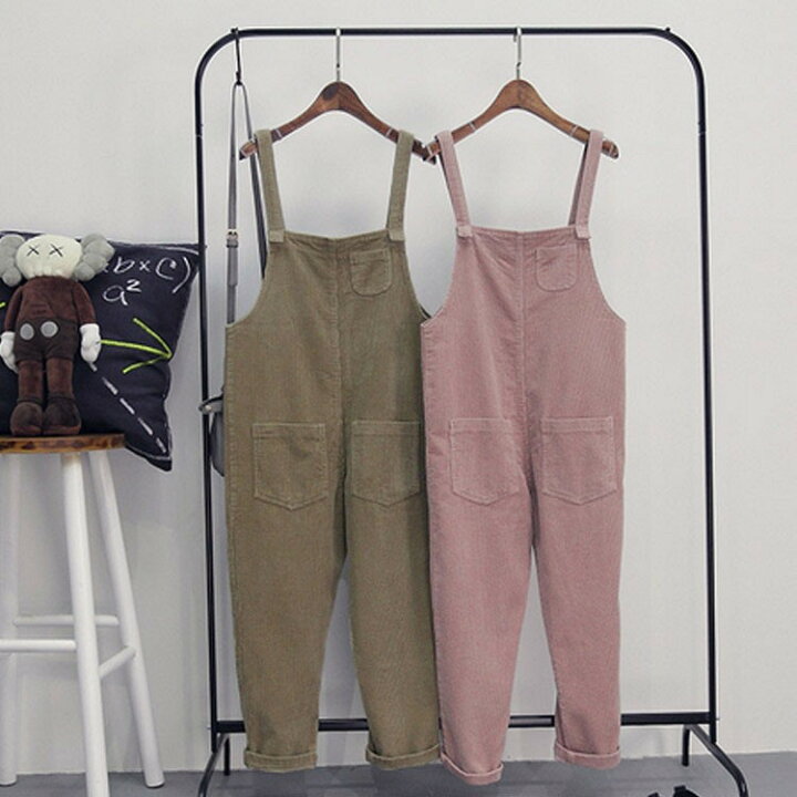 楽天市場】コーデュロイオールインワン/サロンペットパンツ 