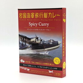 【山口県岩国市】【岩国蓮根】岩国海軍飛行艇カレー スパイシー（キーマカレー 辛口）