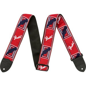 zB Fender USA yNX}XZ[z Monogrammed Strap Red/White/Blue(#0990682000)