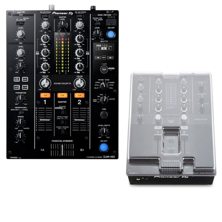 楽天市場】翌日配達 Pioneer DJ DJM450 + DECKSAEVR製 本体保護カバー 