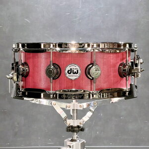 dw DRU25514SSN101 [Collector's PURE Purpleheart Snare Drum / 14 × 5.5 / Natural Satin Oil w/Black Nickel Harare]