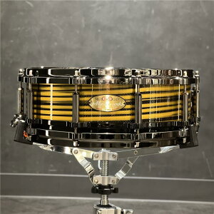 Pearl Masterworks Snare Drum 14x5 Free Floating -Gold Swirl on Black Carbon�y�C�P�x�y��X�n��50���N�L�O���f���z