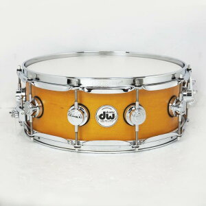 dw DRS00514SSC104 [Collector's Pure Maple Snare Drum Standard Shell 14×5 / Amber Satin Oil]