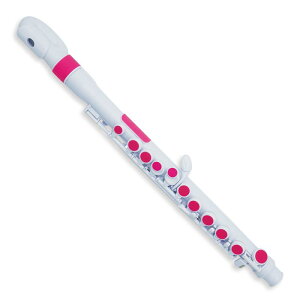 NUVO �k�[�{ / N220JFPK �v���X�`�b�N�� ���q�l�����t���[�g jFlute (White/Pink)