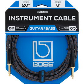 BOSS 【創業50周年大決算SALE】 Instrument Cable BIC-20 [6m/ストレート型-ストレート型]