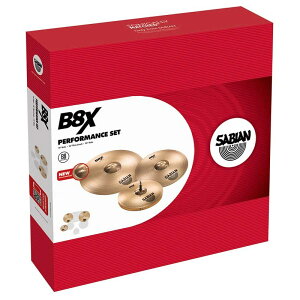 SABIAN B8X Performance Set - Ride 20�CThin Crash 16�CHats 14 [B8X-PFSET]