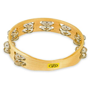 LP CP390 [CP 10 Wood Headless Tambourine�C Double Row Jingles]