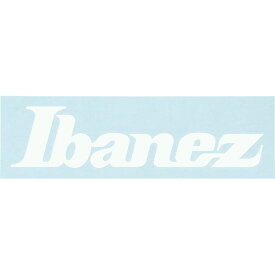 Ibanez カッティング・ロゴ・ステッカー ILS1-WH