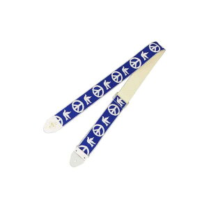 D'andrea Ace Guitar Straps ACE-6 BLUE (Peace-Dove)