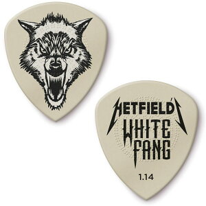 Dunlop (Jim Dunlop) HETFIELD'S WHITE FANG Custom Flow Pick [����1.14mm�^PH122R114]