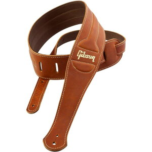 zB Gibson yubNtCf[Z[z The Classic Leather Guitar Strap (Brown) [ASCL-BRN]