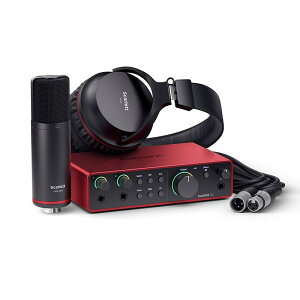 Focusrite Scarlett 2i2 Studio gen4(RfT[}CN/wbhtH/}CNP[utEX^WIpbN)(2in2outEUSB-C I[fBIC^[tFCX)(tH[JXCg)(XJ[bg)(4th Gen)