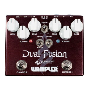 Wampler Pedals Dual Fusion(ワンプラーペダル)オーバードライブ/ディストーション