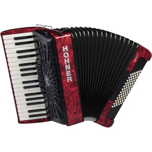 Hohner (AR[fBIXEoבOi)Bravo III 72 RED (J[Fbh) z[i[ AR[fBI  sAm 34 ^