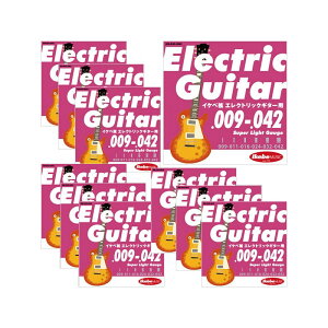 zB Ikebe Original Electric Guitar Strings CPx GLM^[p 009-042 [Super Light Gauge/IKB-EGS-0942] ×10Zbg