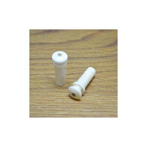 Birdland End Pin Buffalo Bone Abalone Dot
