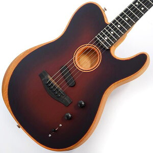Fender Acoustics American Acoustasonic Telecaster All-Mahogany (Bourbon Burst)