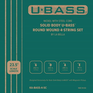 KALA KA-BASS-4-SC Nickel Round Wound