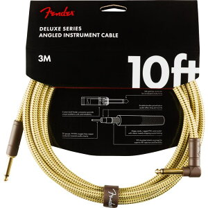 Fender USA DELUXE SERIES CABLE 10feet S/L (TWEED)(#0990820091)