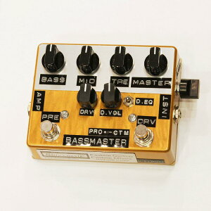 shin�fs music Bass Master PRO+ CTM w/Drive EQ Select Switch [Gold Flame]
