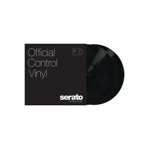 serato 12 Serato Control Vinyl [Black] 2���g �Z���[�g �R���g���[�� �o�C�i�� SCV-PF-BLK-2 (12�C���`�T�C�Y)