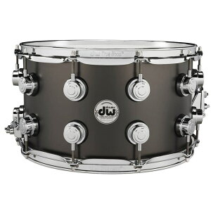 dw DRVD0814SVCBK [Collector's Metal Snare / Satin Black Brass 14''×8'']