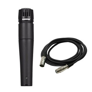 SHURE SM57-LCE�y�}�C�N�P�[�u���Z�b�g(XLR���X-XLR�I�X)5.0m�z(�������K�i2�N�ۏ�)(�V���A)(��ԃ_�C�i�~�b�N�}�C�N)(�y��E�M�^�[���R�[�f�B���O���)