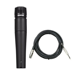 SHURE SM57-LCE�y�}�C�N�P�[�u���Z�b�g(XLR���X-TS�t�H��)5.0m�z(�������K�i2�N�ۏ�)(�V���A)(��ԃ_�C�i�~�b�N�}�C�N)(�y��E�M�^�[���R�[�f�B���O���)