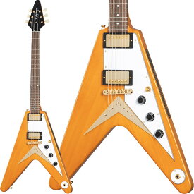 Epiphone 1958 Korina Flying V (Aged Natural/White Pickguard)