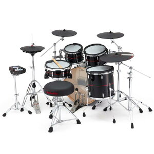 Pearl EMPP925S/C-SET #758 [e/MERGE PRO Complete Kit - Piano Black w/Red Stripe]